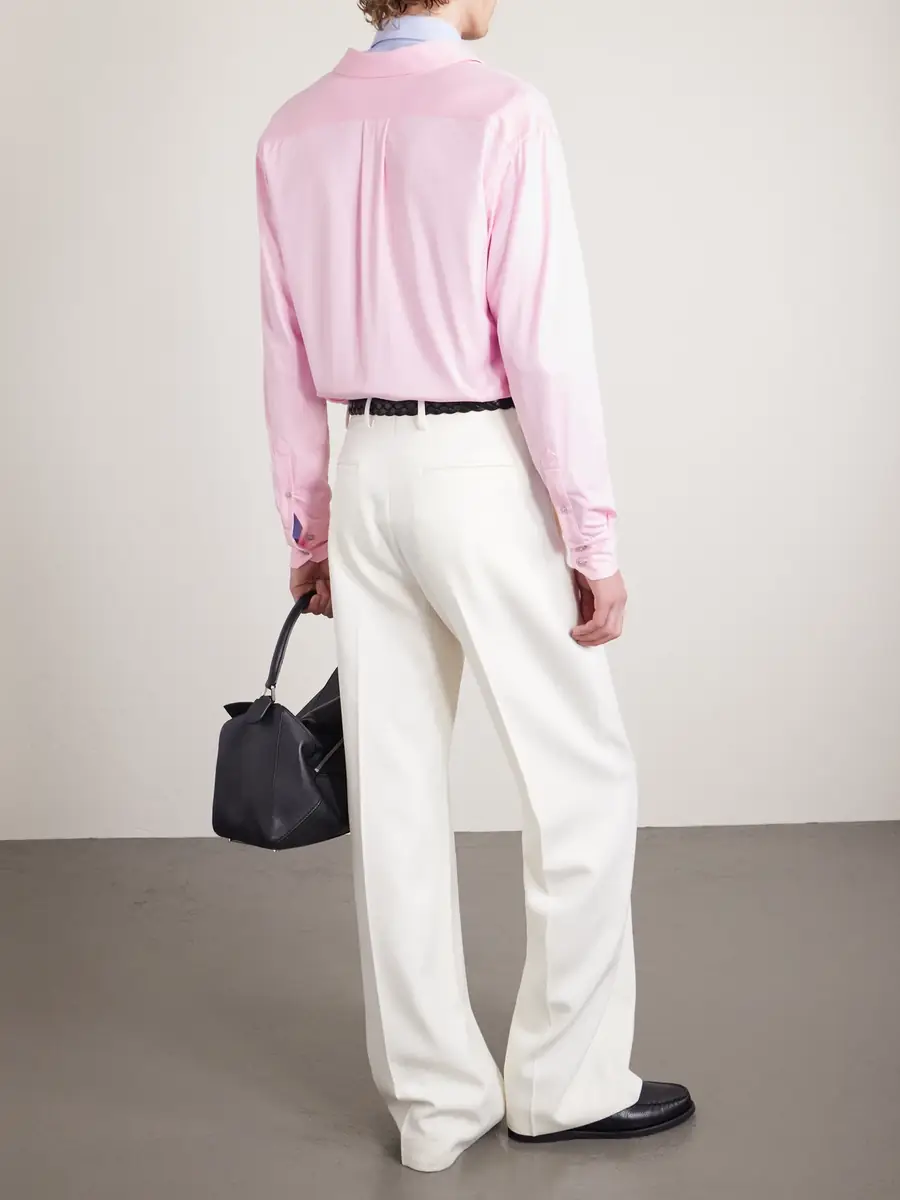Tom Ford Silk and Cotton-Blend Jersey Shirt - Men | Thumbnail 4