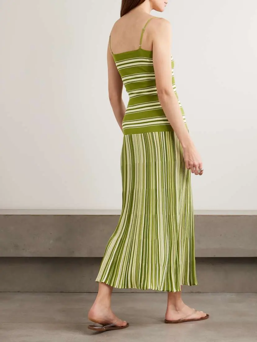 Faithfull Esenia Striped Cotton-blend Maxi Dress | Thumbnail 3 Faithfull Esenia Striped Cotton-blend Maxi Dress | Thumbnail 3