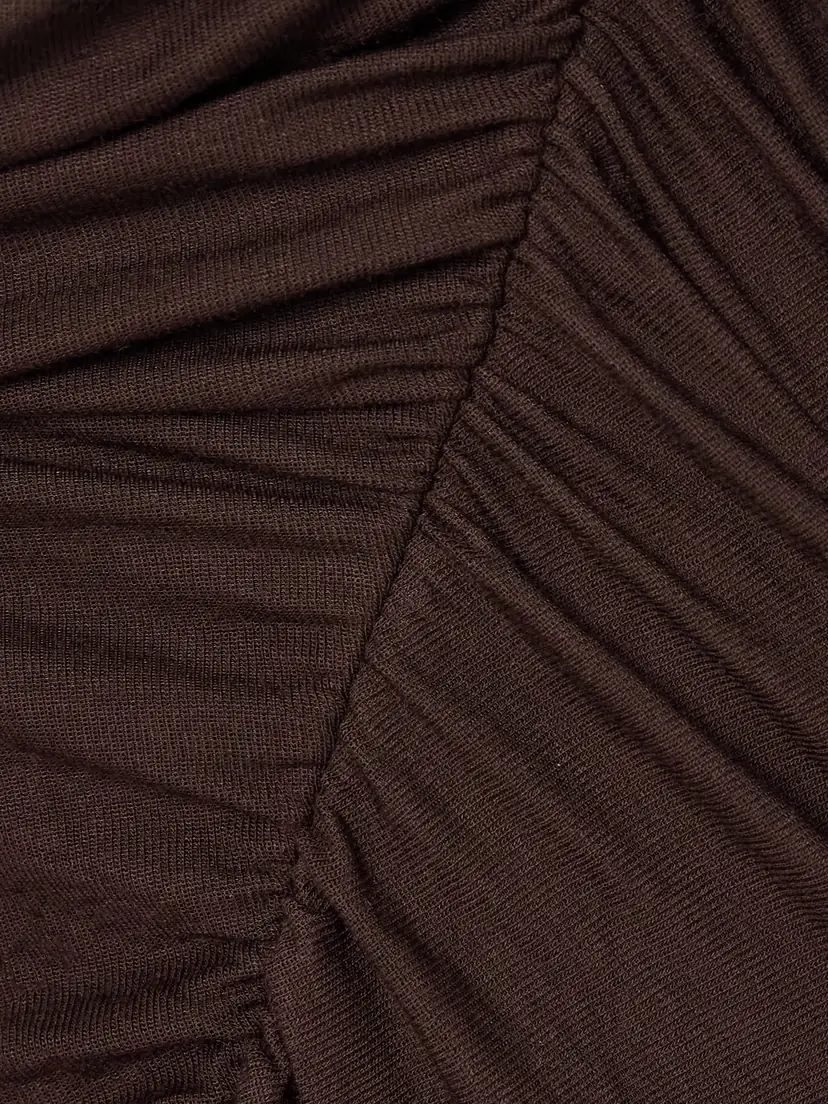 AGOLDE Ester Ruched Lyocell-blend Maxi Dress | Thumbnail 4 AGOLDE Ester Ruched Lyocell-blend Maxi Dress | Thumbnail 4