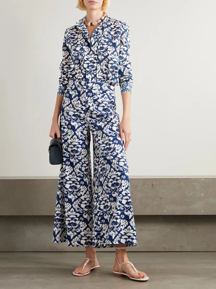 Emporio Sirenuse Chiara Floral-print Cotton Blouse | Thumbnail 2 Emporio Sirenuse Chiara Floral-print Cotton Blouse | Thumbnail 2