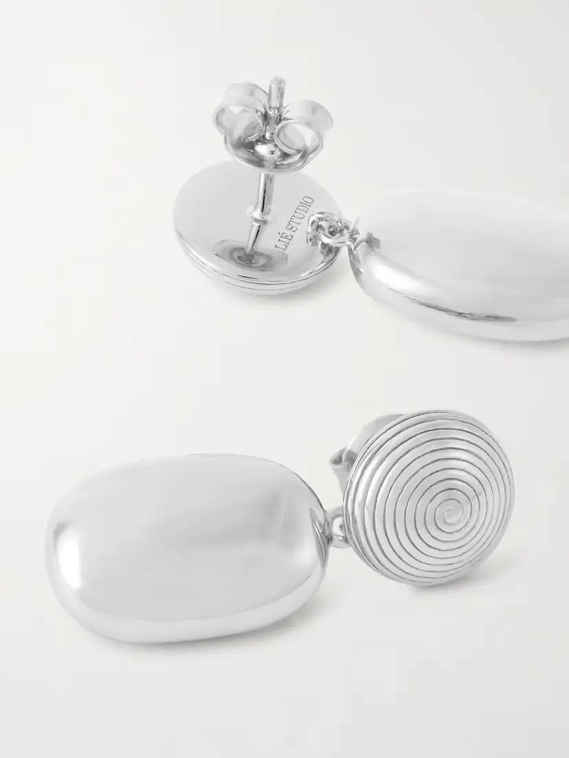 LIÉ STUDIO The Carla Silver Earrings | Thumbnail 3
