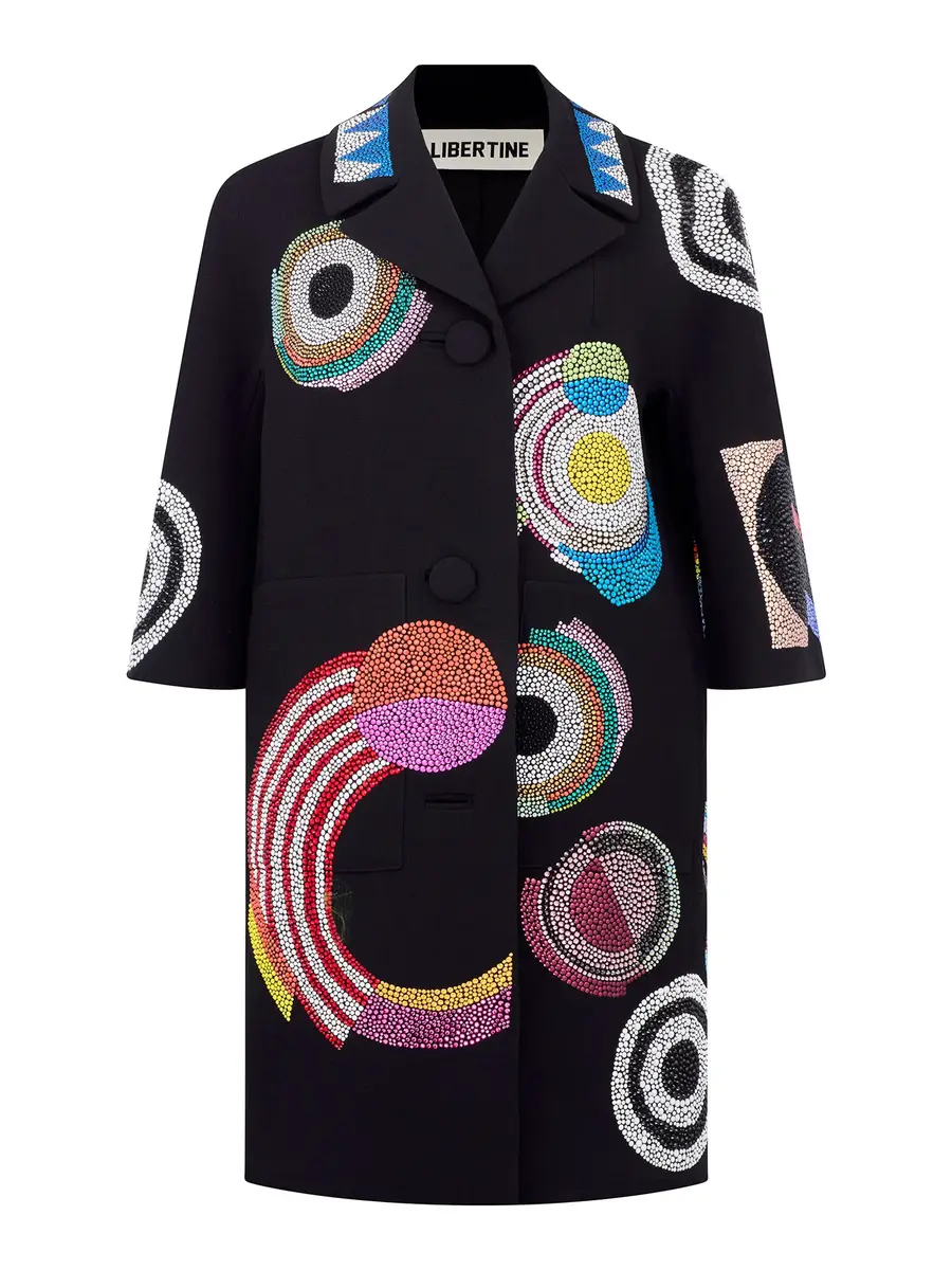 Libertine Sonia Crystal Patch Pocket Coat | Image 1 Libertine Sonia Crystal Patch Pocket Coat | Image 1