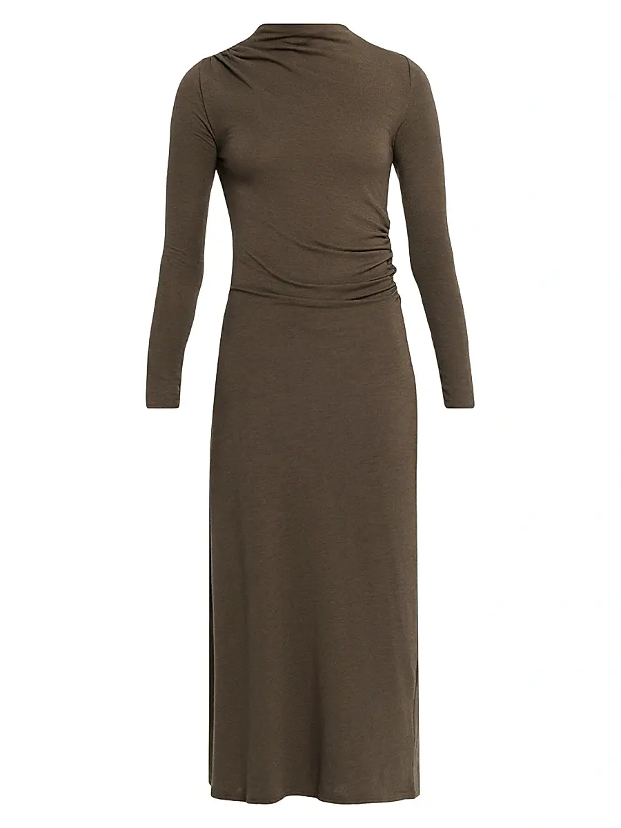 RAILS Women's Margaret Ruched A-Line Midi-Dress | Image 1 RAILS Women's Margaret Ruched A-Line Midi-Dress | Image 1