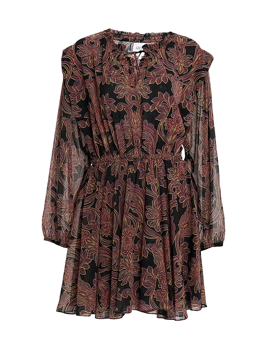 MISA Los Angeles Women's Lilly Floral Chiffon Minidress | Image 1 MISA Los Angeles Women's Lilly Floral Chiffon Minidress | Image 1