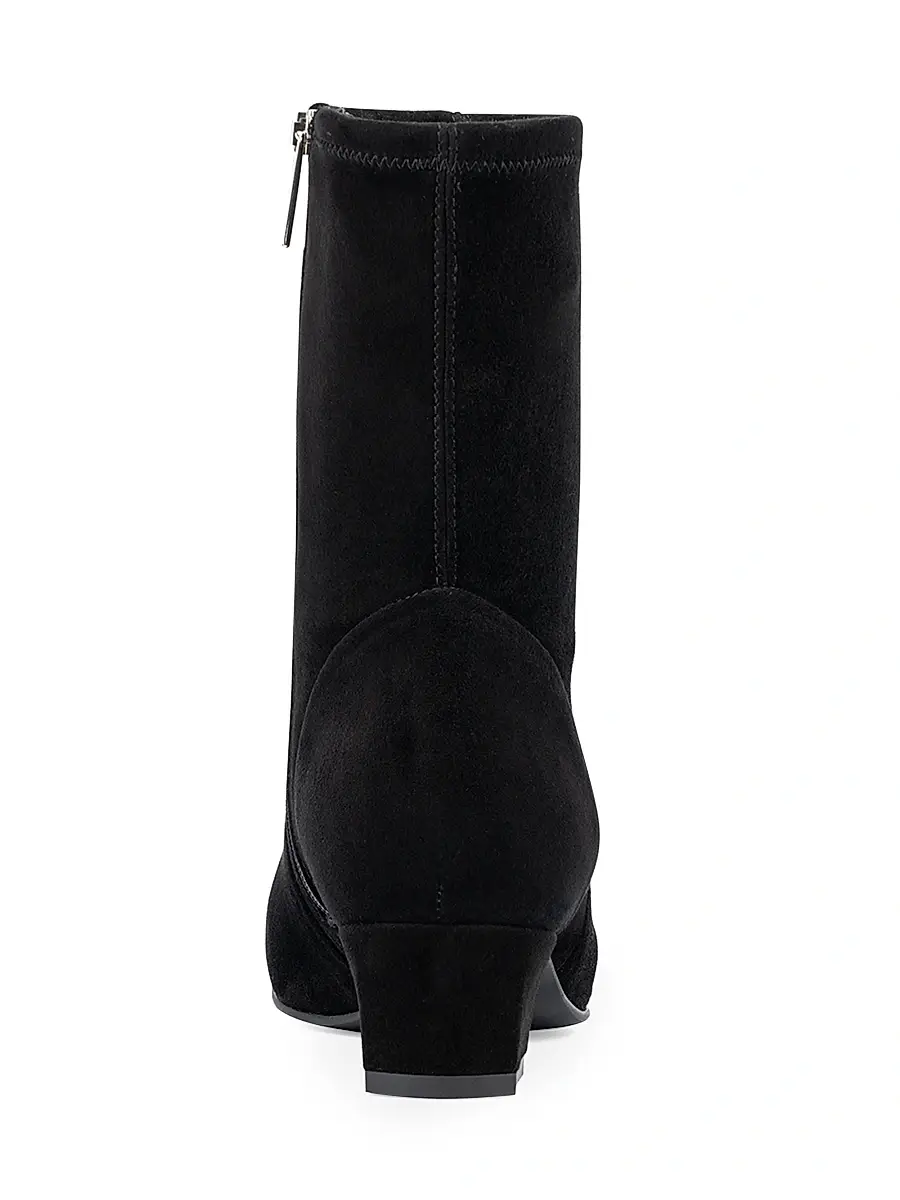 Aquatalia Women's Stassi Suede Ankle Boots - Black | Thumbnail 4 Aquatalia Women's Stassi Suede Ankle Boots - Black | Thumbnail 4