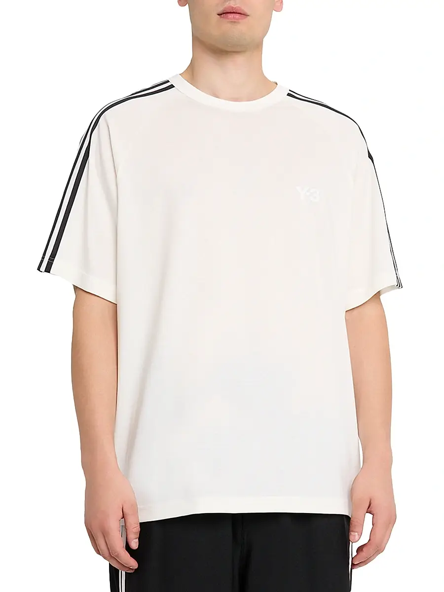 Y-3 Men Knit Raglan-Sleeve T-Shirt | Thumbnail 3 Y-3 Men Knit Raglan-Sleeve T-Shirt | Thumbnail 3