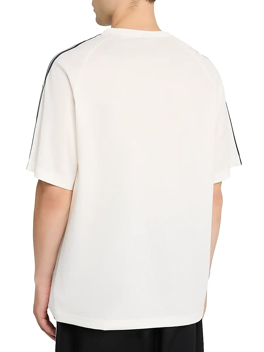 Y-3 Men Knit Raglan-Sleeve T-Shirt | Thumbnail 4 Y-3 Men Knit Raglan-Sleeve T-Shirt | Thumbnail 4