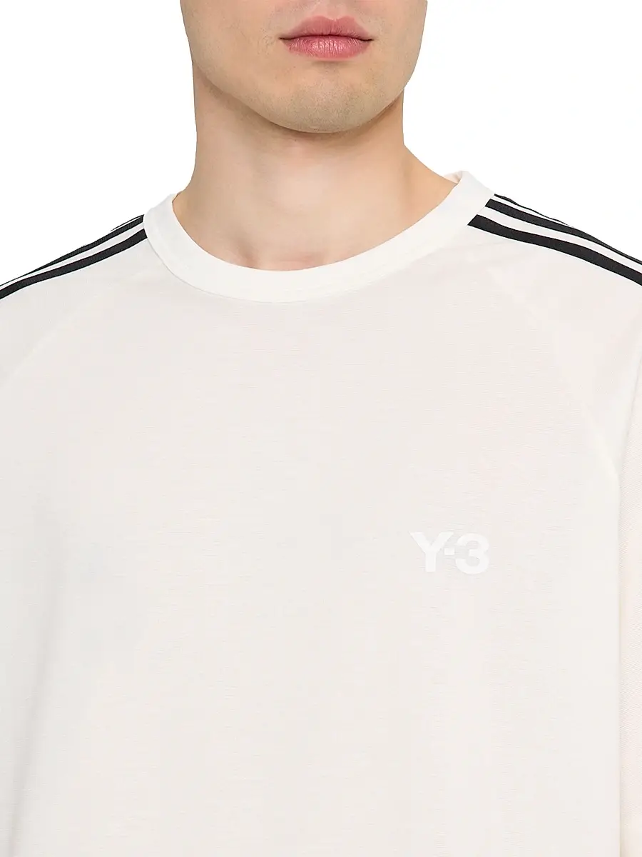 Y-3 Men Knit Raglan-Sleeve T-Shirt | Thumbnail 5 Y-3 Men Knit Raglan-Sleeve T-Shirt | Thumbnail 5