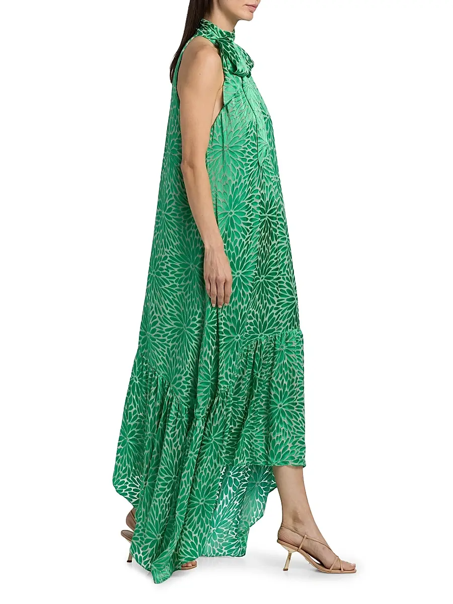 Ramy Brook Women's Nickola Floral-Textured Maxi Dress | Thumbnail 2 Ramy Brook Women's Nickola Floral-Textured Maxi Dress | Thumbnail 2
