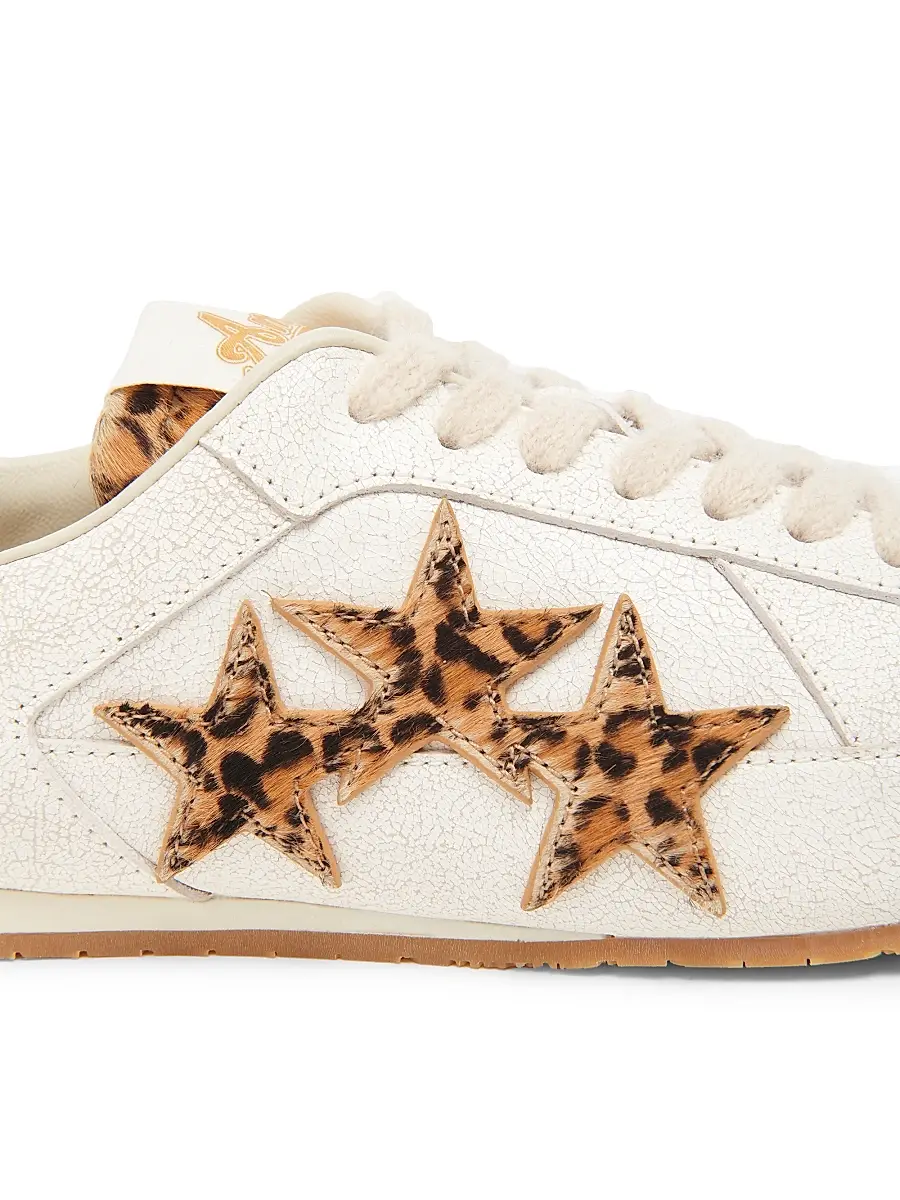 Amiri Women's Pacific Leather Low-Top Sneakers - Alabaster | Thumbnail 5 Amiri Women's Pacific Leather Low-Top Sneakers - Alabaster | Thumbnail 5