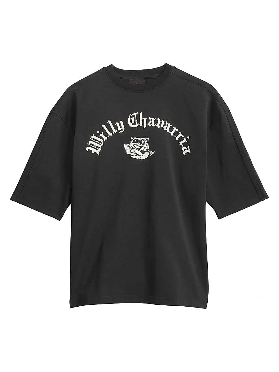 Men's x Willy Chavarria Logo T-Shirt - Black Men's x Willy Chavarria Logo T-Shirt - Black
