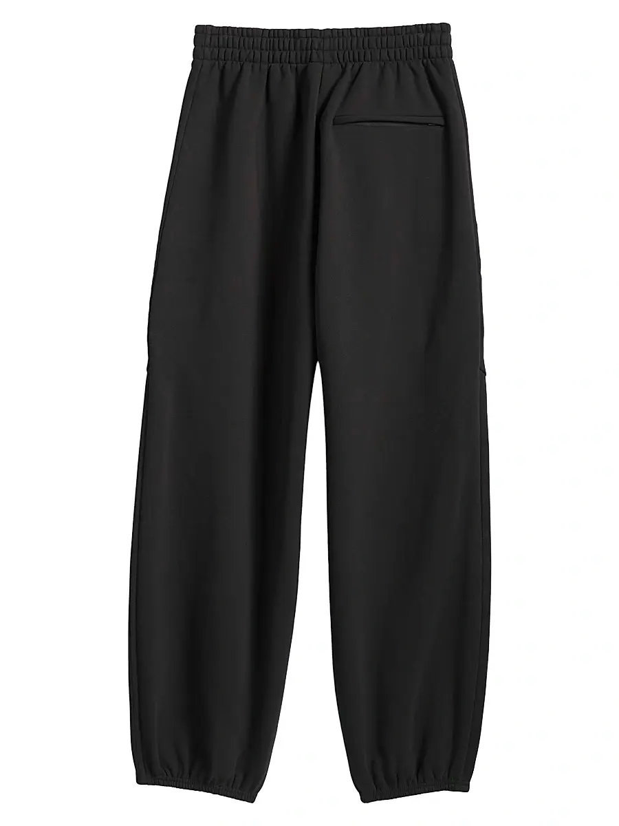 adidas Men's x Willy Chavarria Logo Fleece Sweatpants - Black | Thumbnail 6
