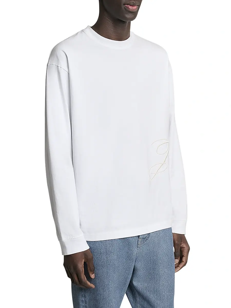 Jacquemus Men's J-Embroidered Long-Sleeve T-Shirt | Thumbnail 3 Jacquemus Men's J-Embroidered Long-Sleeve T-Shirt | Thumbnail 3