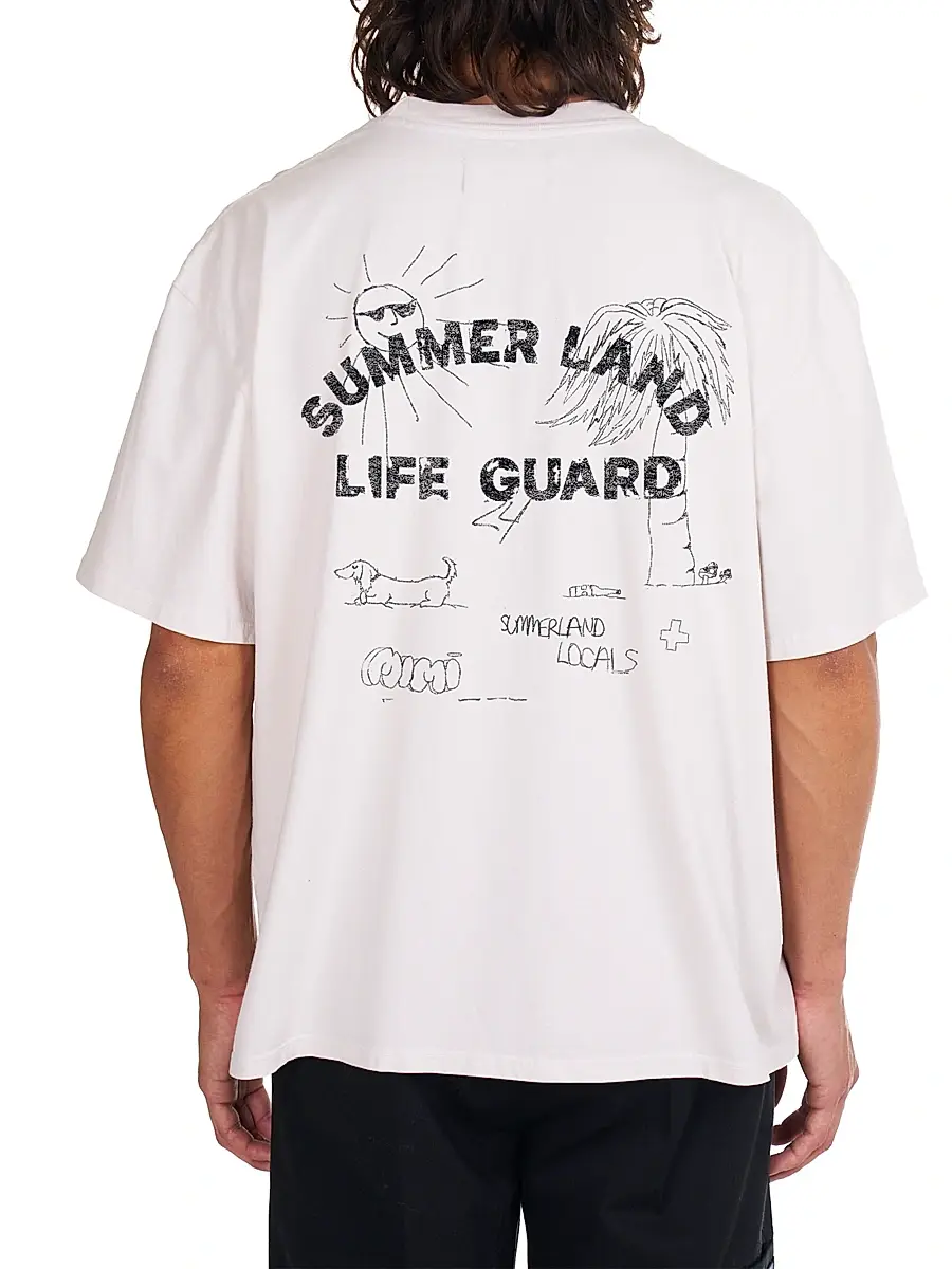 Nahmias Men's Life Guard Script Boxy T-Shirt | Thumbnail 2 Nahmias Men's Life Guard Script Boxy T-Shirt | Thumbnail 2