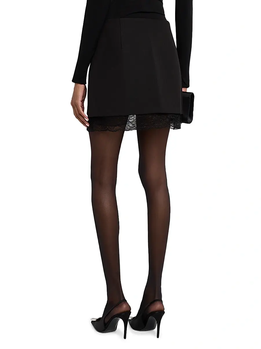Toccin Women's Leland Lace Combo Miniskirt | Thumbnail 4 Toccin Women's Leland Lace Combo Miniskirt | Thumbnail 4
