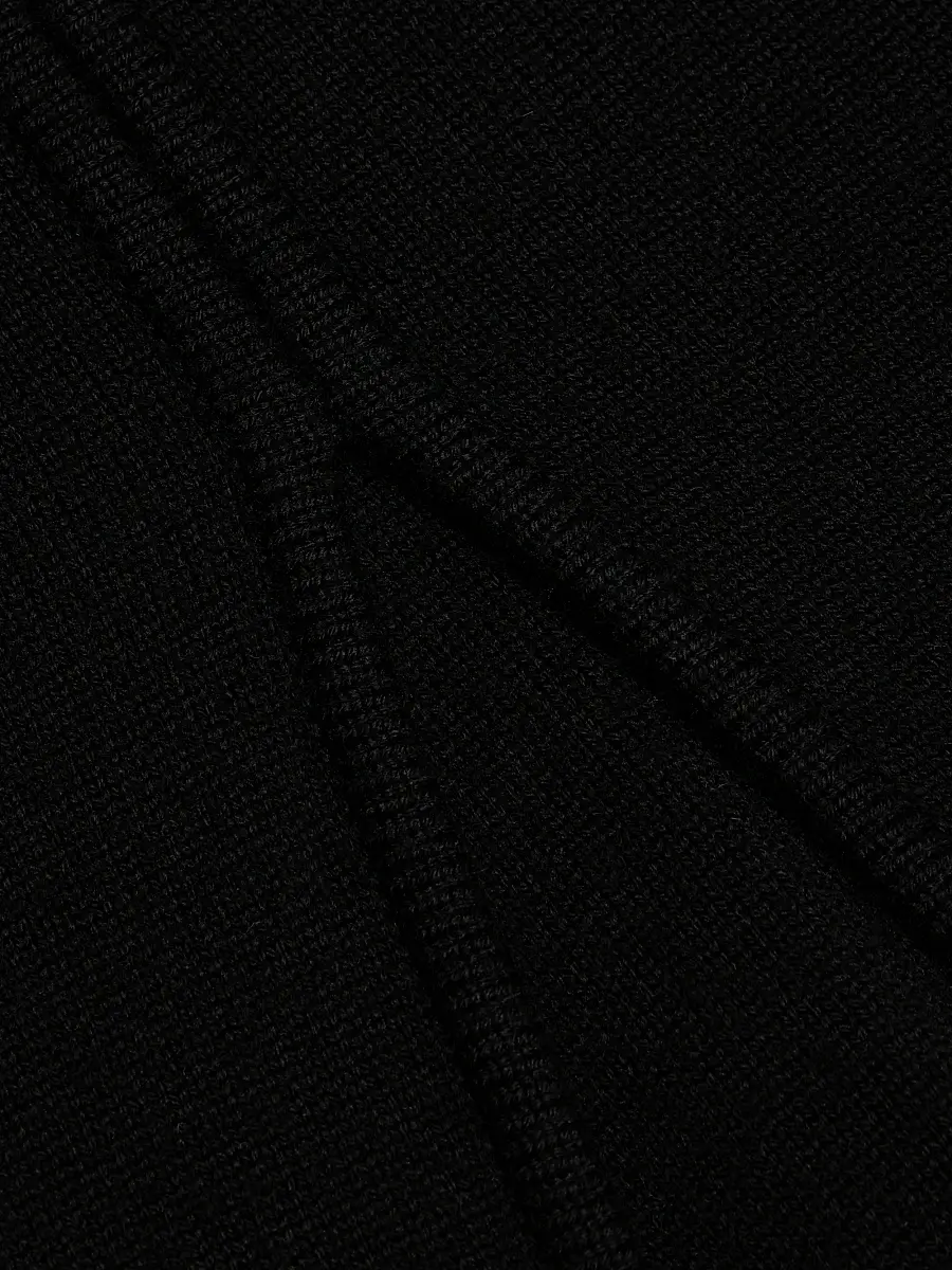 Toteme Women's Crossover Double-Knit Wool Turtleneck Sweater - Black | Thumbnail 7 Toteme Women's Crossover Double-Knit Wool Turtleneck Sweater - Black | Thumbnail 7