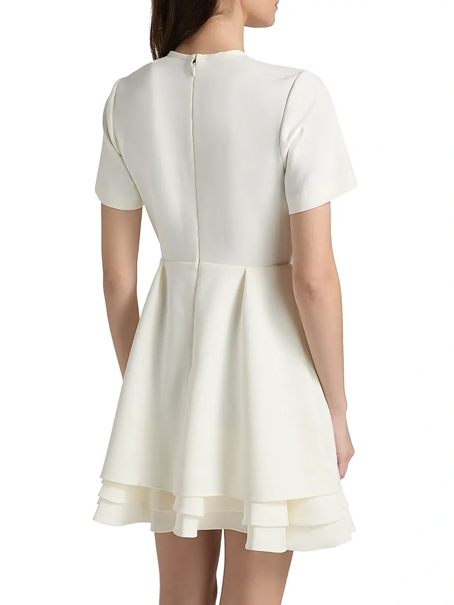 Kika Vargas Women's Amane Crepe Minidress | Thumbnail 5