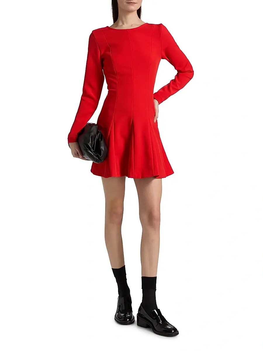Kika Vargas Women's Tala Crepe Minidress | Thumbnail 2 Kika Vargas Women's Tala Crepe Minidress | Thumbnail 2