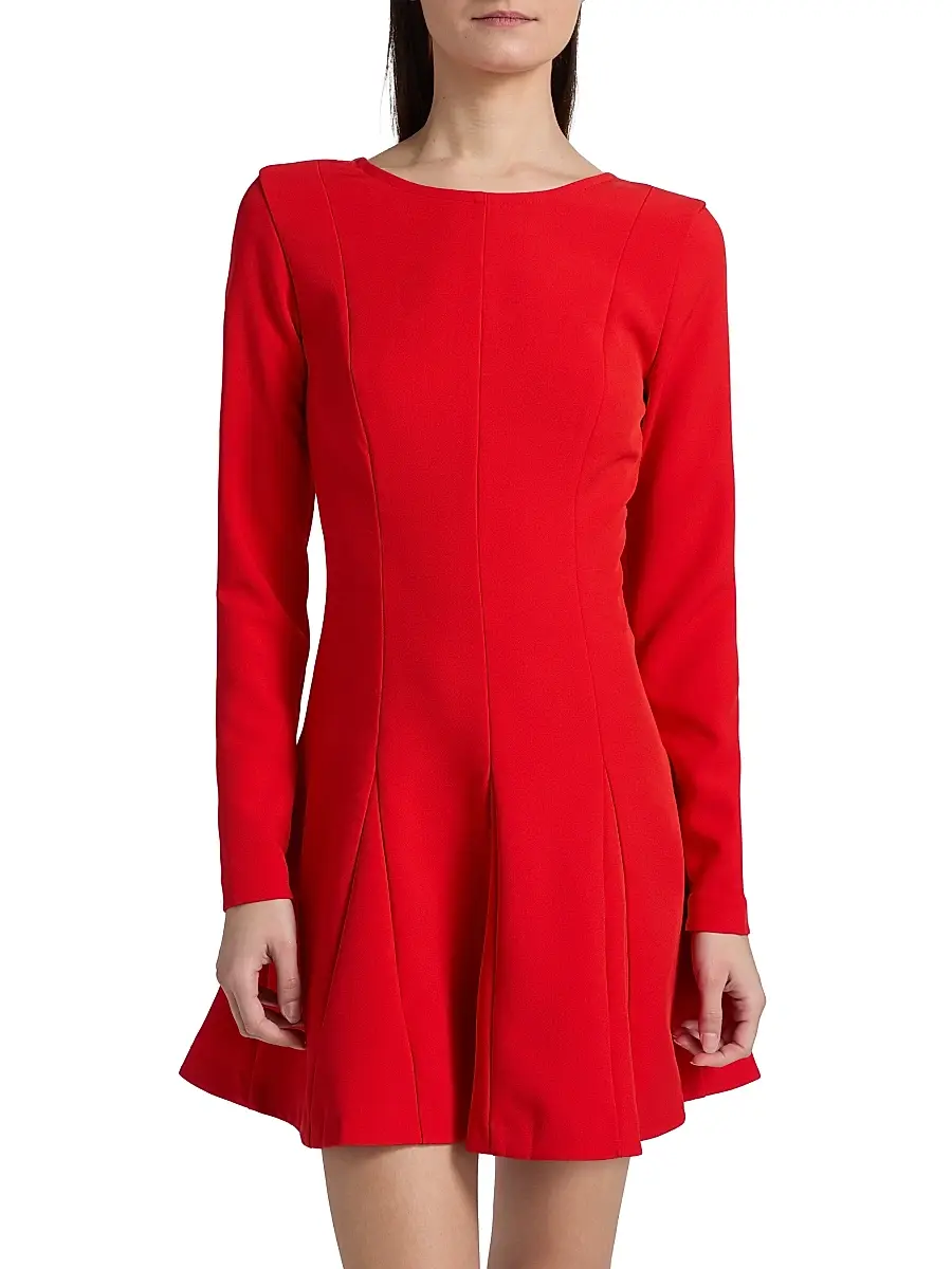 Kika Vargas Women's Tala Crepe Minidress | Thumbnail 3 Kika Vargas Women's Tala Crepe Minidress | Thumbnail 3