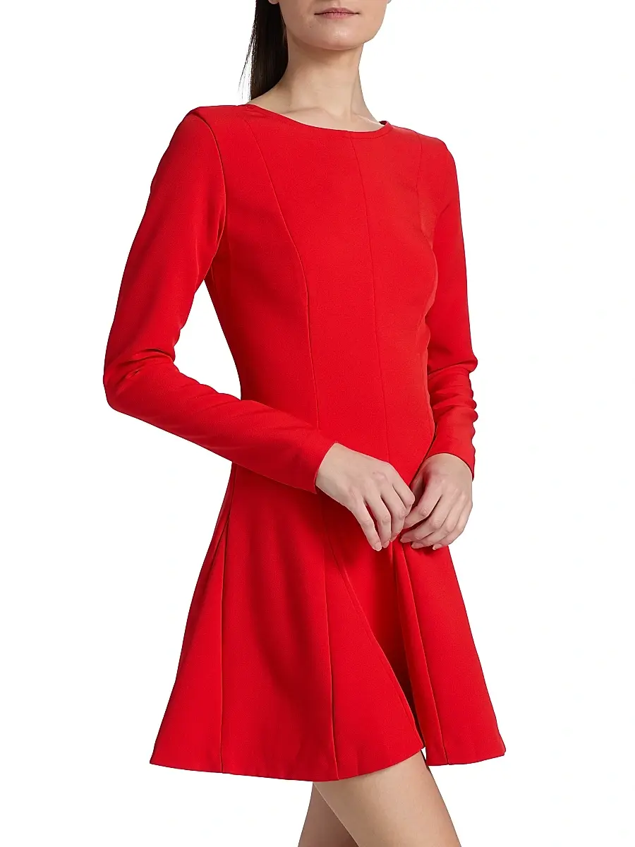 Kika Vargas Women's Tala Crepe Minidress | Thumbnail 4 Kika Vargas Women's Tala Crepe Minidress | Thumbnail 4