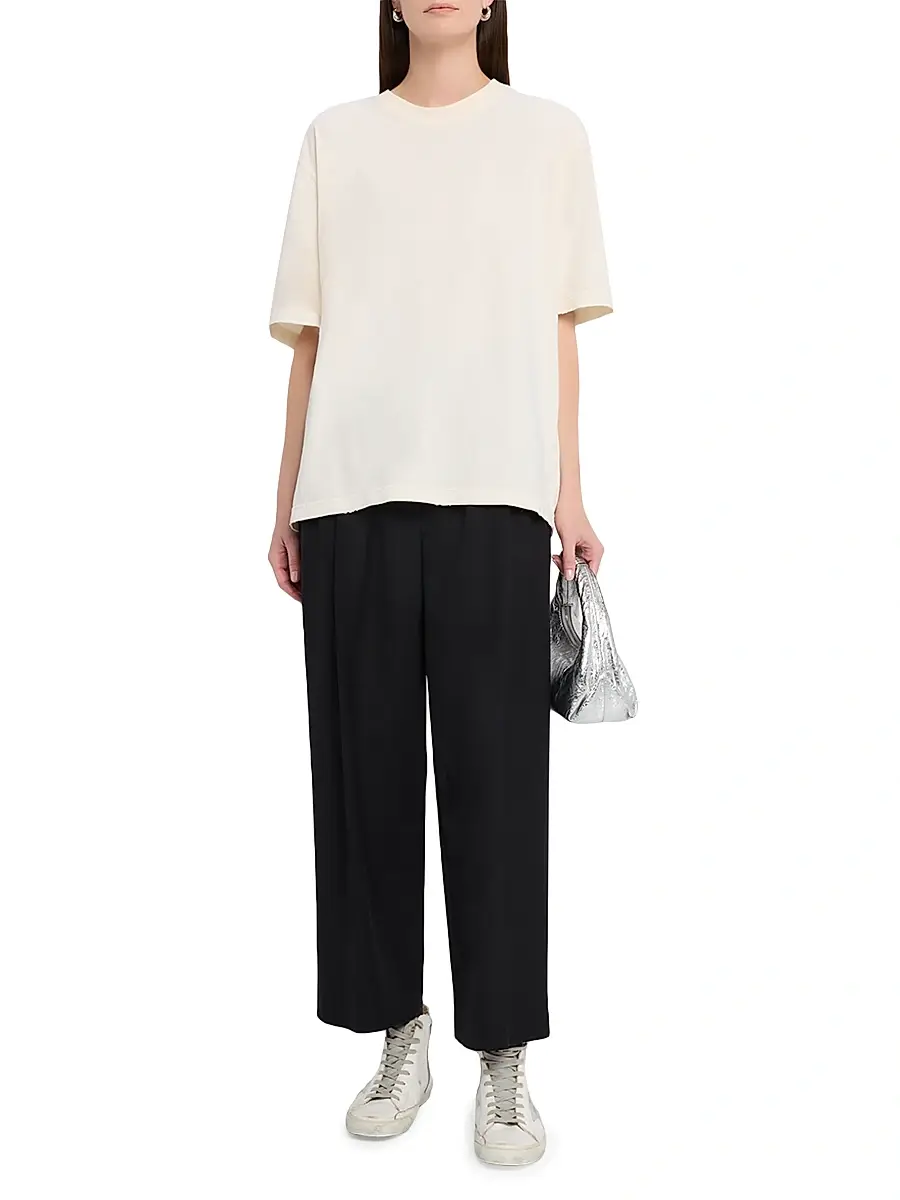 Golden Goose Women's Reverse-Logo Oversized T-Shirt | Thumbnail 2