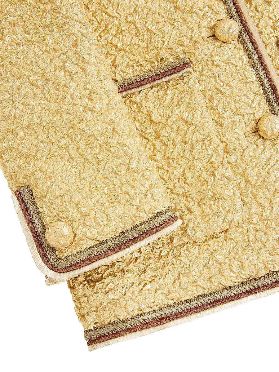 Valentino Women's Jacquard Cloque Caban | Thumbnail 6 Valentino Women's Jacquard Cloque Caban | Thumbnail 6