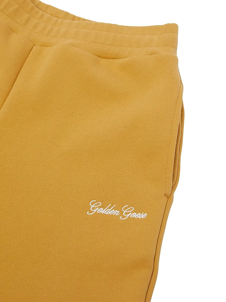 Golden Goose Unisex Little Kid's & Kid's Journey Logo-Embroidered Cotton-Blend Shorts | Thumbnail 3 Golden Goose Unisex Little Kid's & Kid's Journey Logo-Embroidered Cotton-Blend Shorts | Thumbnail 3