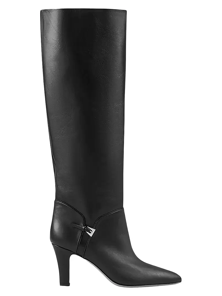 Paris Texas Women's Elsa 75MM Leather Knee-High Boots