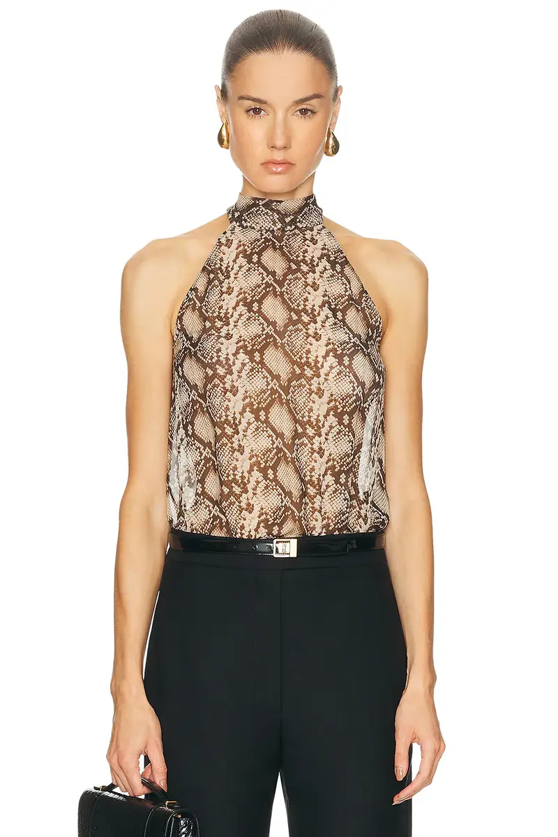 Alla Halterneck Top Alla Halterneck Top