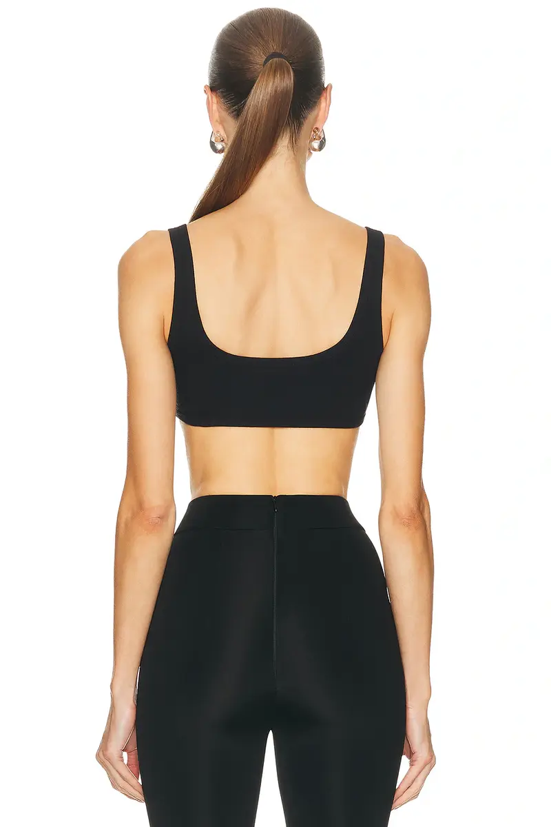 Versace Cotton Rib Bra Top | Thumbnail 3 Versace Cotton Rib Bra Top | Thumbnail 3