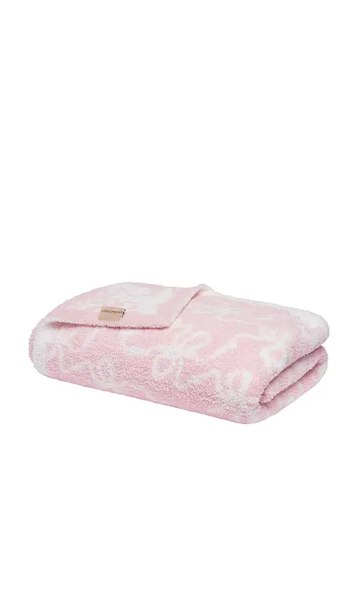 LoveShackFancy Teddy Bow Blanket