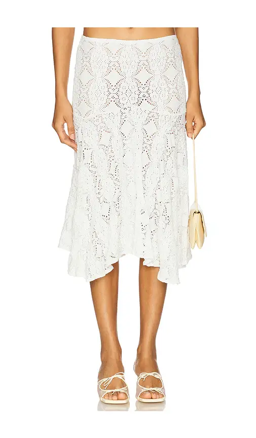 With Jean Maeve Midi Skirt