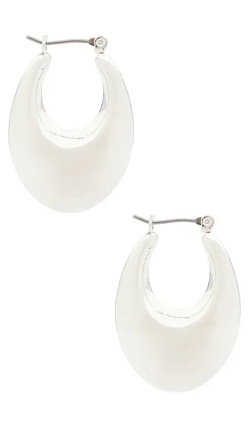 Ettika Chunky Oval Hoop Earrings | Thumbnail 2 Ettika Chunky Oval Hoop Earrings | Thumbnail 2