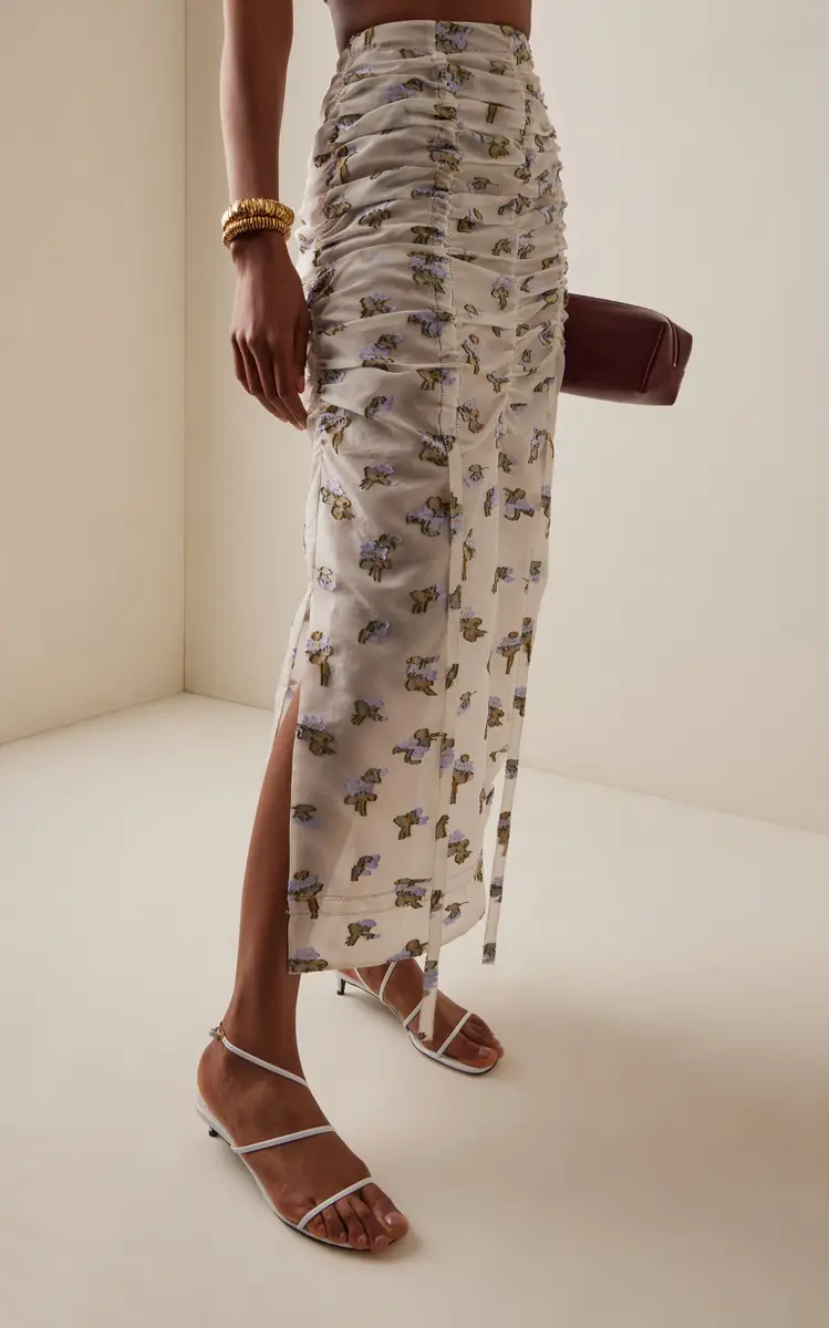 Ulla Johnson Liora Fil Coupe Organza Midi Skirt | Thumbnail 3 Ulla Johnson Liora Fil Coupe Organza Midi Skirt | Thumbnail 3