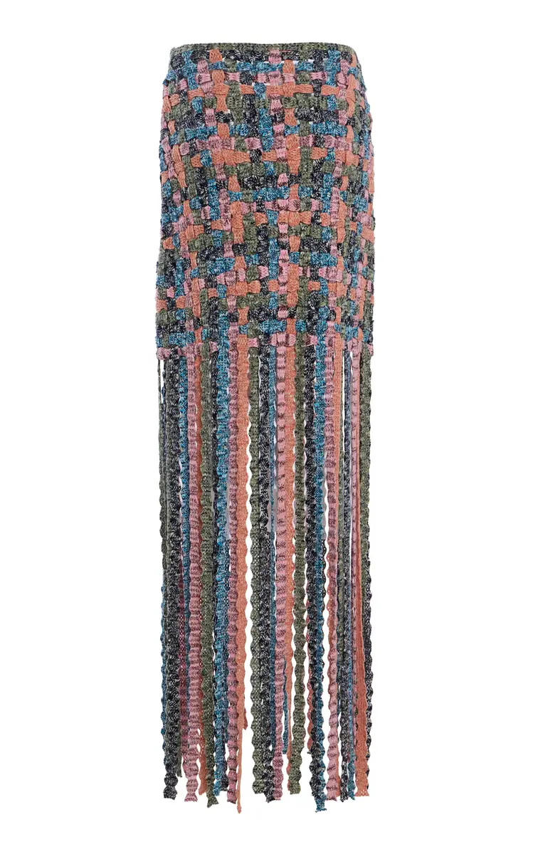 Ulla Johnson Gais Fringed Macramé Cotton Knit Skirt | Thumbnail 8 Ulla Johnson Gais Fringed Macramé Cotton Knit Skirt | Thumbnail 8