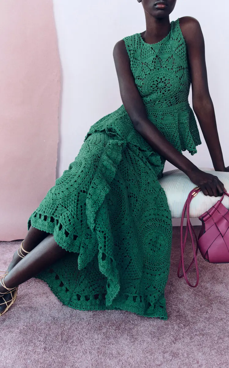 Ulla Johnson Floretta Crochet Skirt | Thumbnail 2