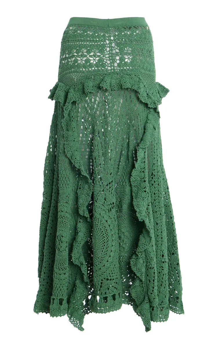 Ulla Johnson Floretta Crochet Skirt | Thumbnail 3
