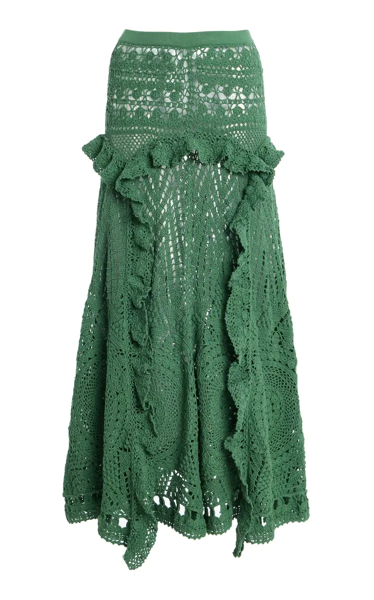 Ulla Johnson Floretta Crochet Skirt | Thumbnail 5