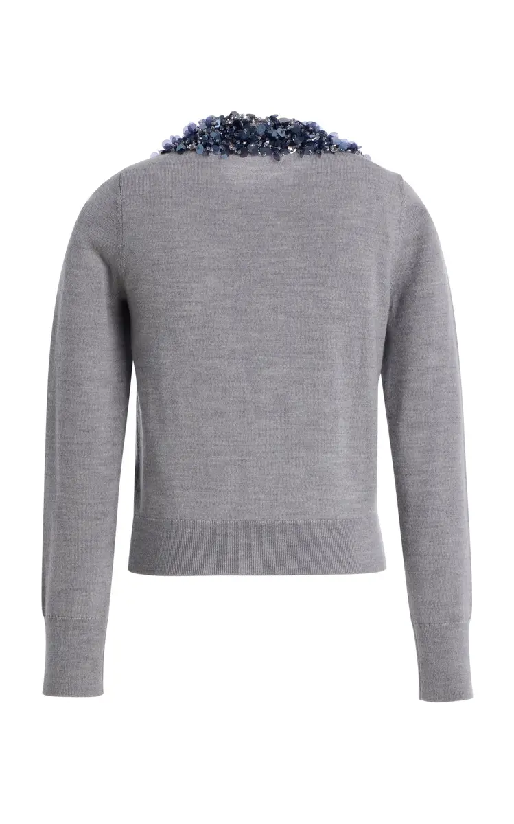 Ulla Johnson Anna Embellished Wool Cardigan | Thumbnail 5