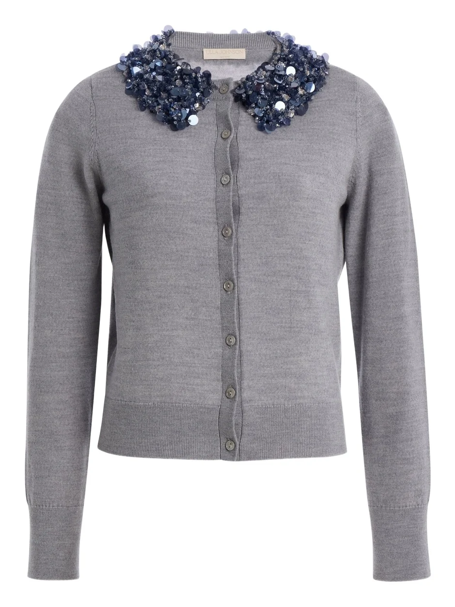 Anna Embellished Wool Cardigan Anna Embellished Wool Cardigan