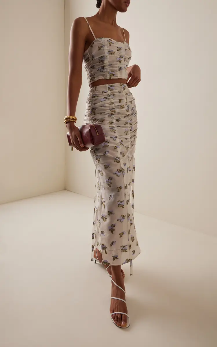 Ulla Johnson Sylvette Fil Coupe Organza Bustier Top | Thumbnail 3 Ulla Johnson Sylvette Fil Coupe Organza Bustier Top | Thumbnail 3