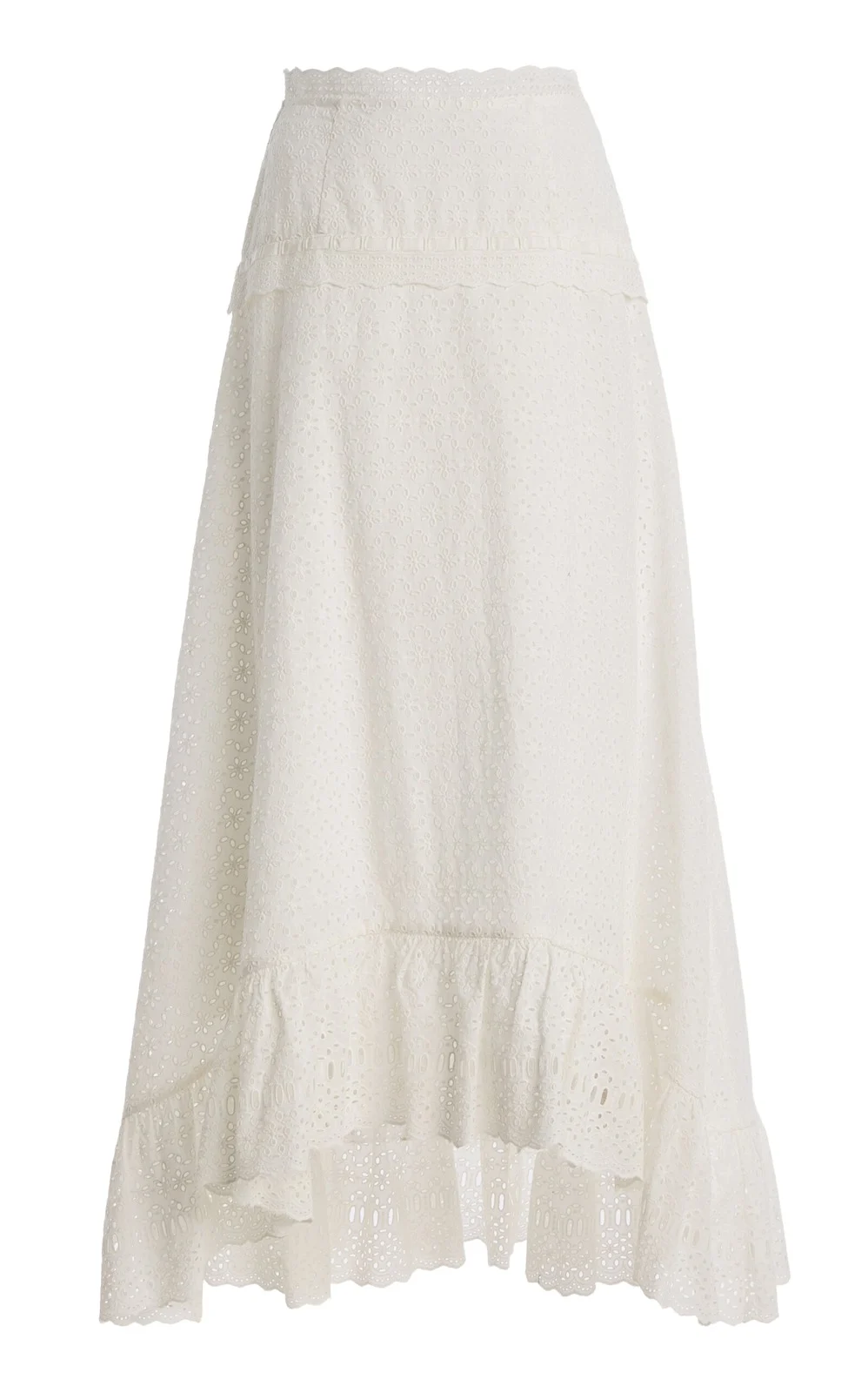 Violetta Eyelet Cotton Skirt