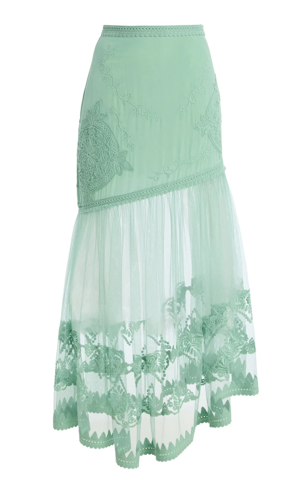 Elspeth Silk Midi Skirt Elspeth Silk Midi Skirt