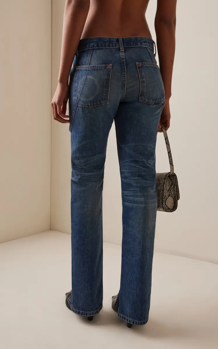 Brandon Maxwell The Campbell Cotton Spiral-Seam Jeans | Thumbnail 4 Brandon Maxwell The Campbell Cotton Spiral-Seam Jeans | Thumbnail 4
