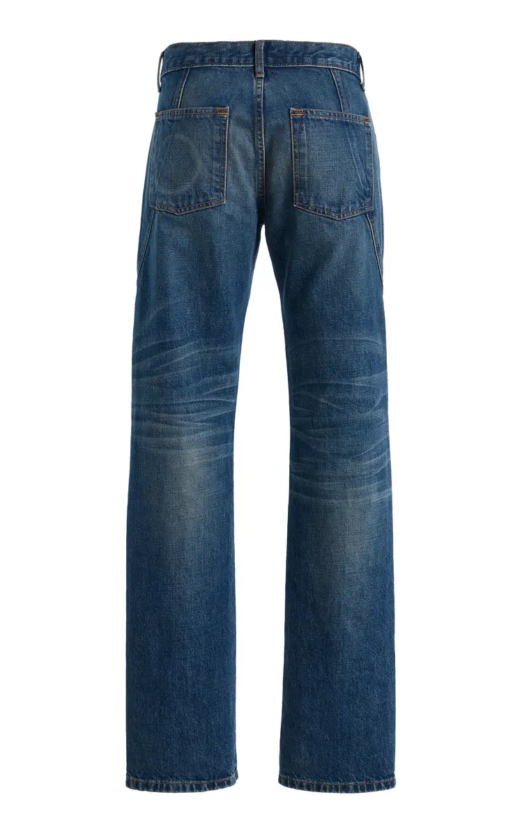 Brandon Maxwell The Campbell Cotton Spiral-Seam Jeans | Thumbnail 5 Brandon Maxwell The Campbell Cotton Spiral-Seam Jeans | Thumbnail 5