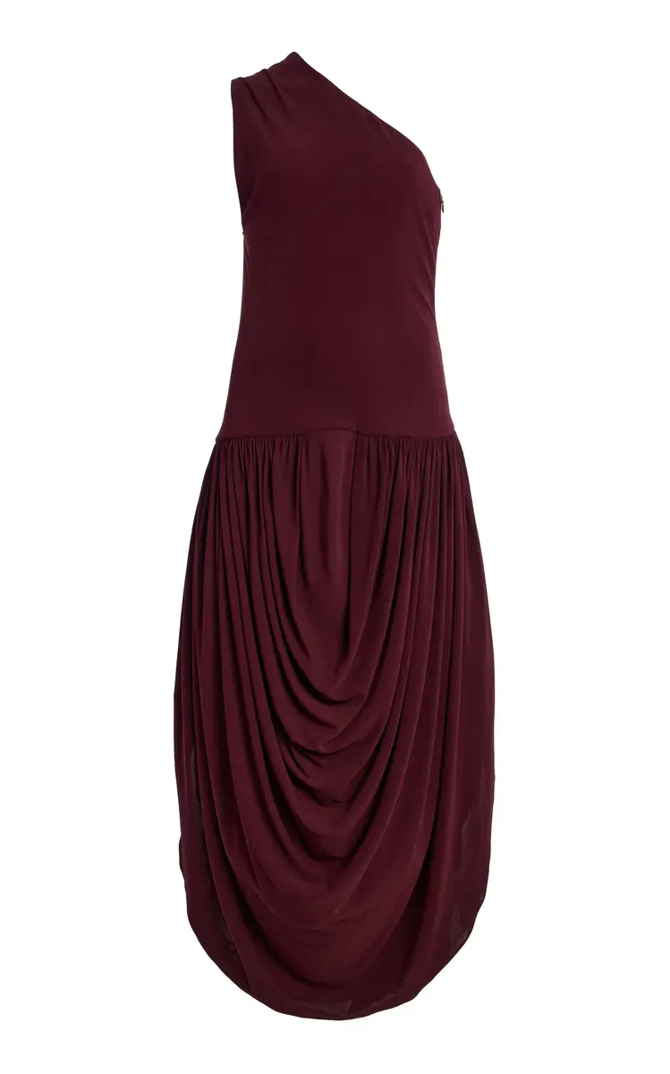 Brandon Maxwell The Mila One-Shoulder Maxi Dress | Thumbnail 2 Brandon Maxwell The Mila One-Shoulder Maxi Dress | Thumbnail 2