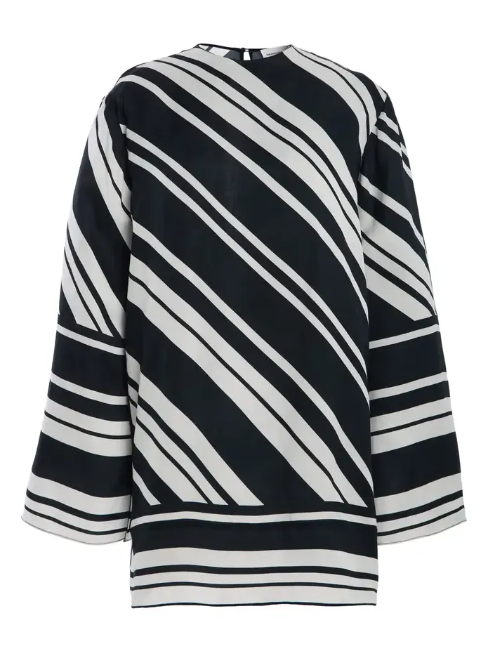The Leni Striped Tunic Mini Dress