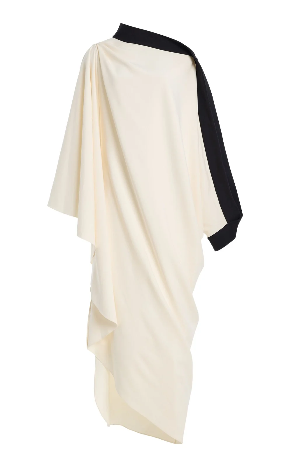 Harithand Gerda Asymmetric Crepe Caftan Dress