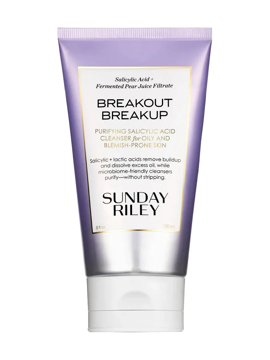 Sunday Riley Breakout Breakup Purifying Salicylic Acid Cleanser For Oily And Blemish-Prone Skin