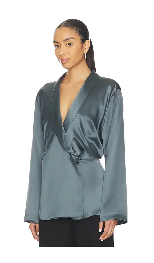 EAVES Sigrun Slouch Waist Robe Top | Thumbnail 2 EAVES Sigrun Slouch Waist Robe Top | Thumbnail 2